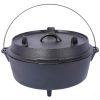 8-Quart Pre-Seasoned Cast Iron Dutch Oven /w Skillet Lid