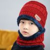 Coral Fleece Scarf Winter Hat Soft Men's Beanie —à–∞–ø–∫–∞ –º—É–∂—Å–∫–∞—è Warm Hat gorras hombre Knitted Double Layer Cap touca masculina