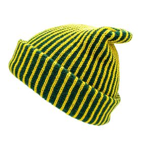 Frontside Acrylic Beanie Hat (Color: Green)